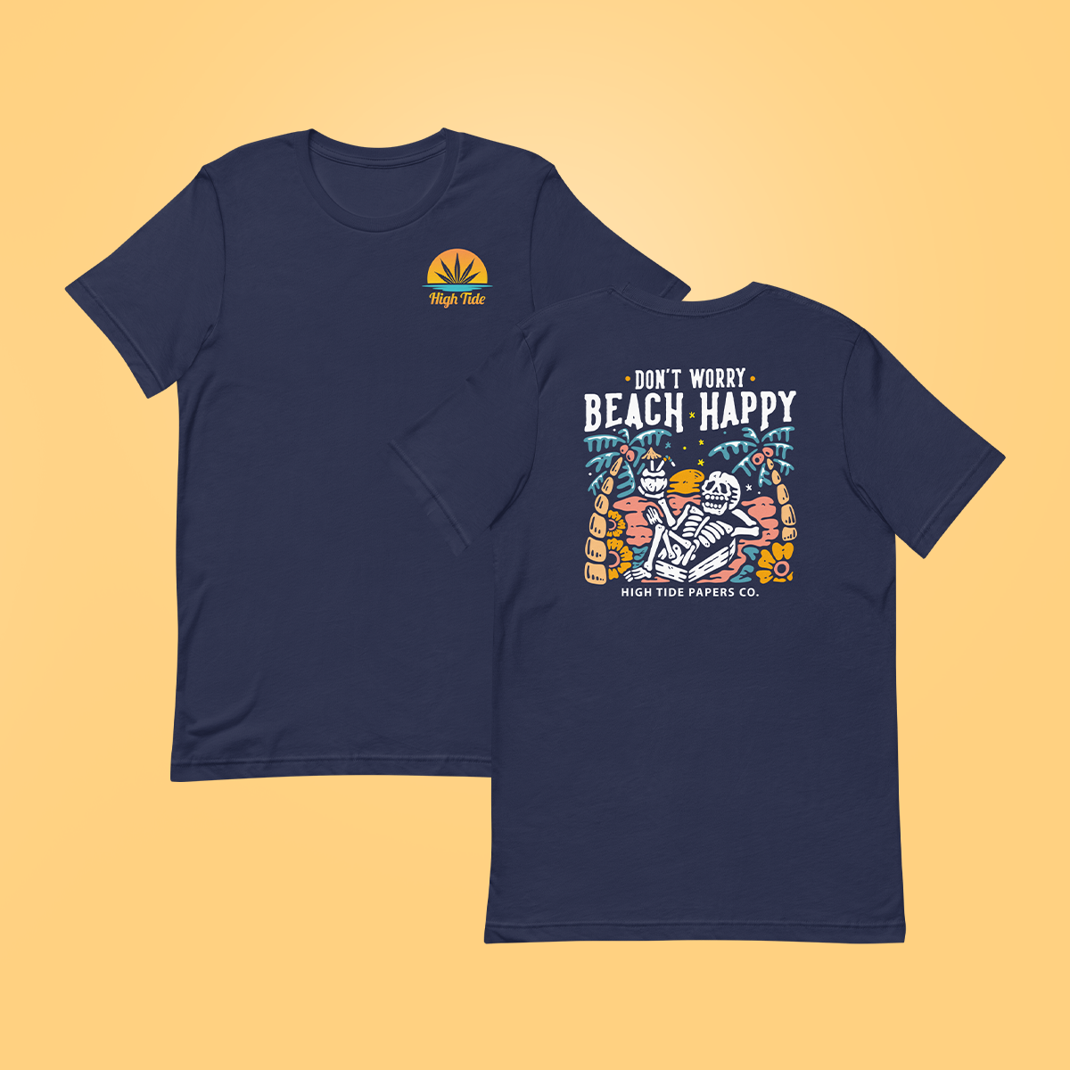 'Don't Worry, Beach Happy' Graphic Tee