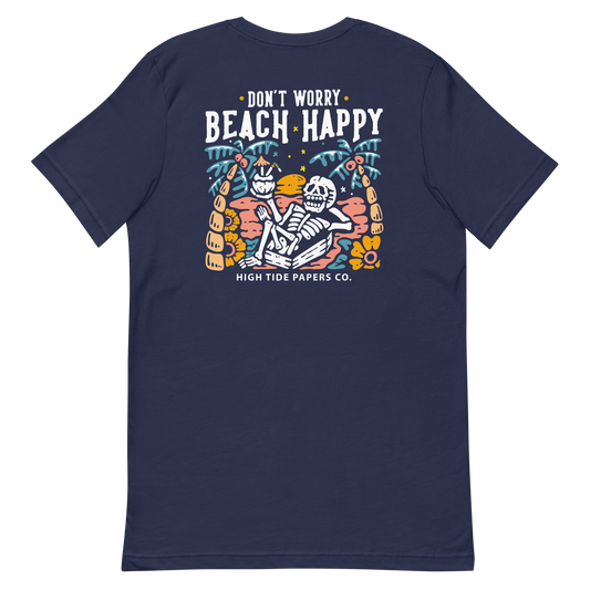 'Don't Worry, Beach Happy' Graphic Tee