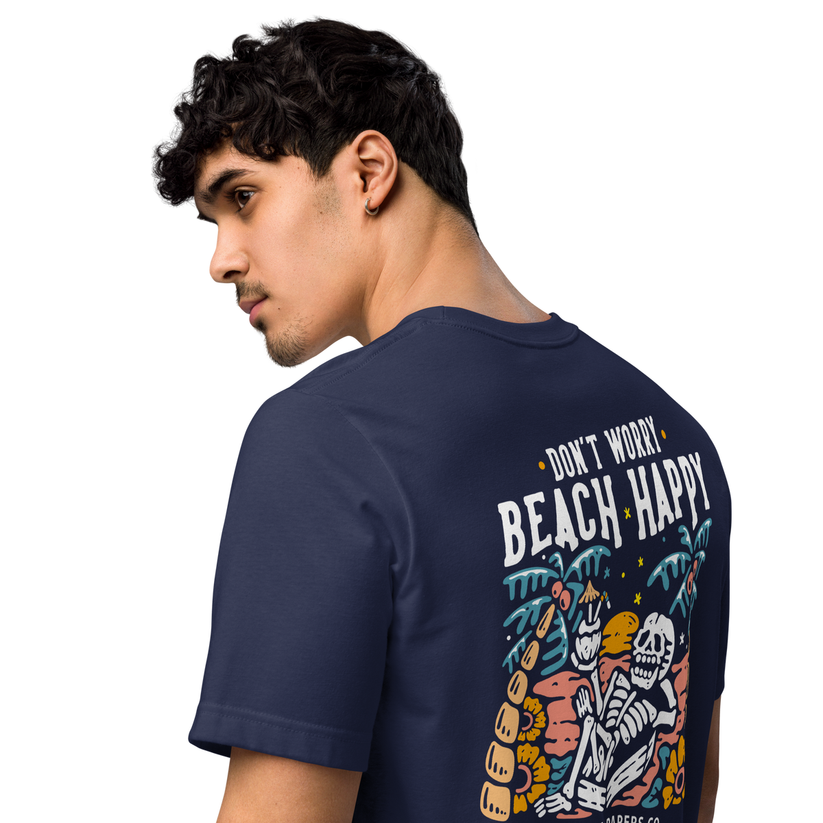 'Don't Worry, Beach Happy' Graphic Tee